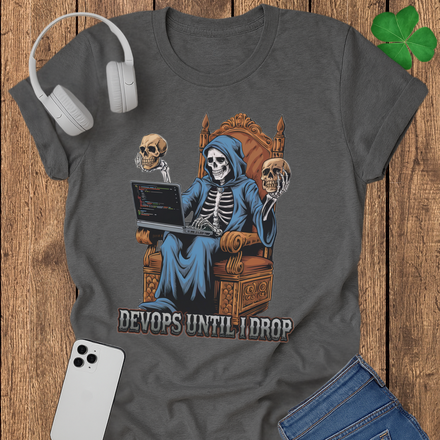 Devops until i drop T-shirt