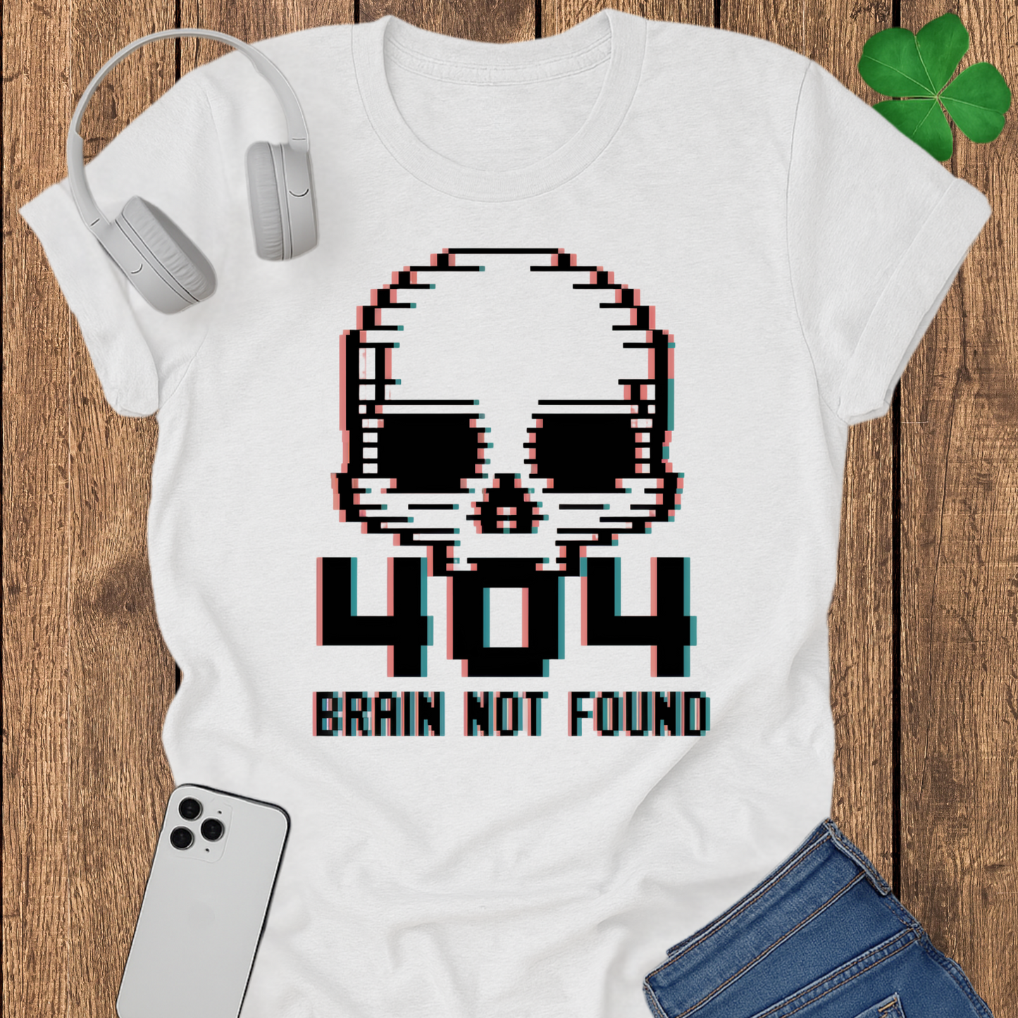 404 brain not found T-shirt