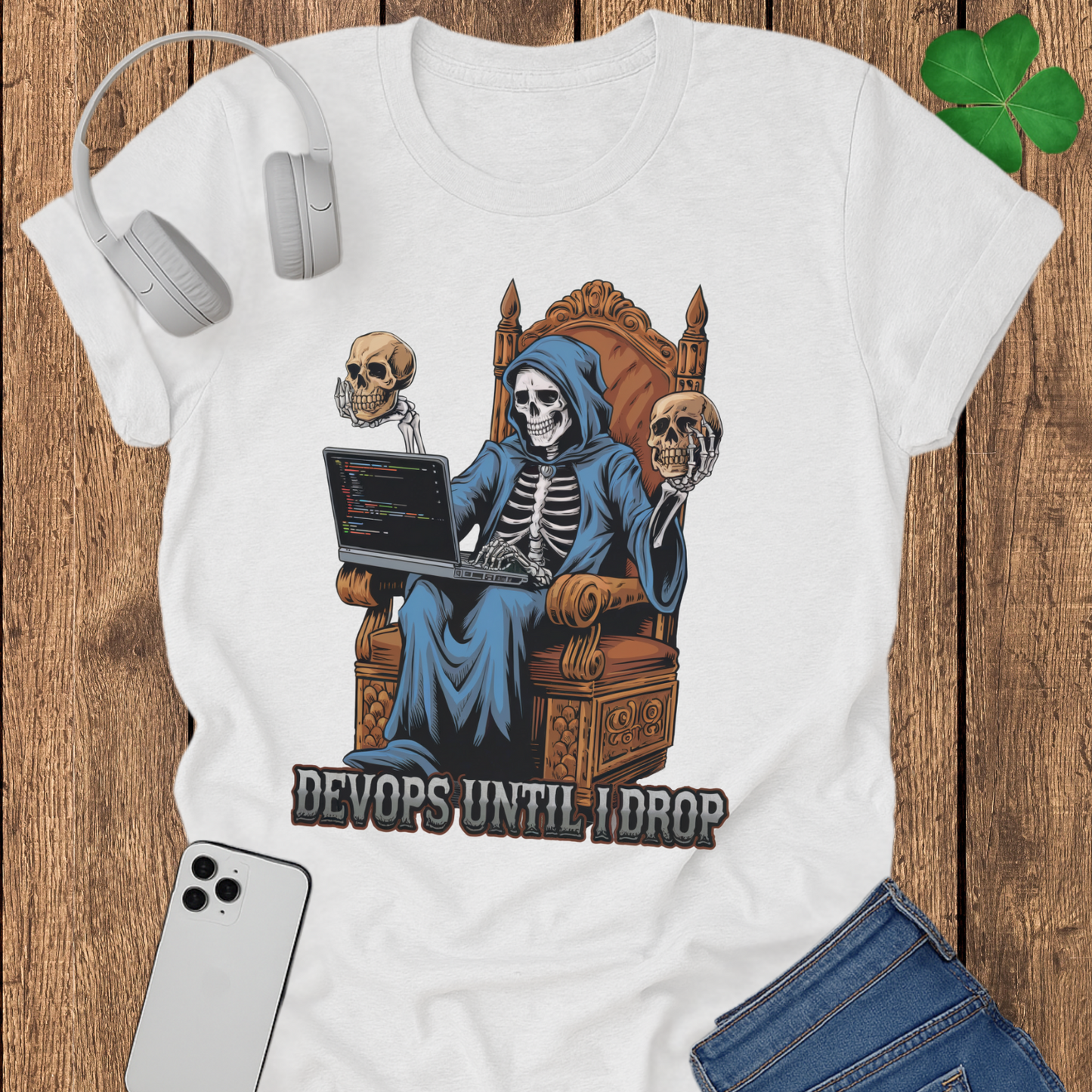 Devops until i drop T-shirt