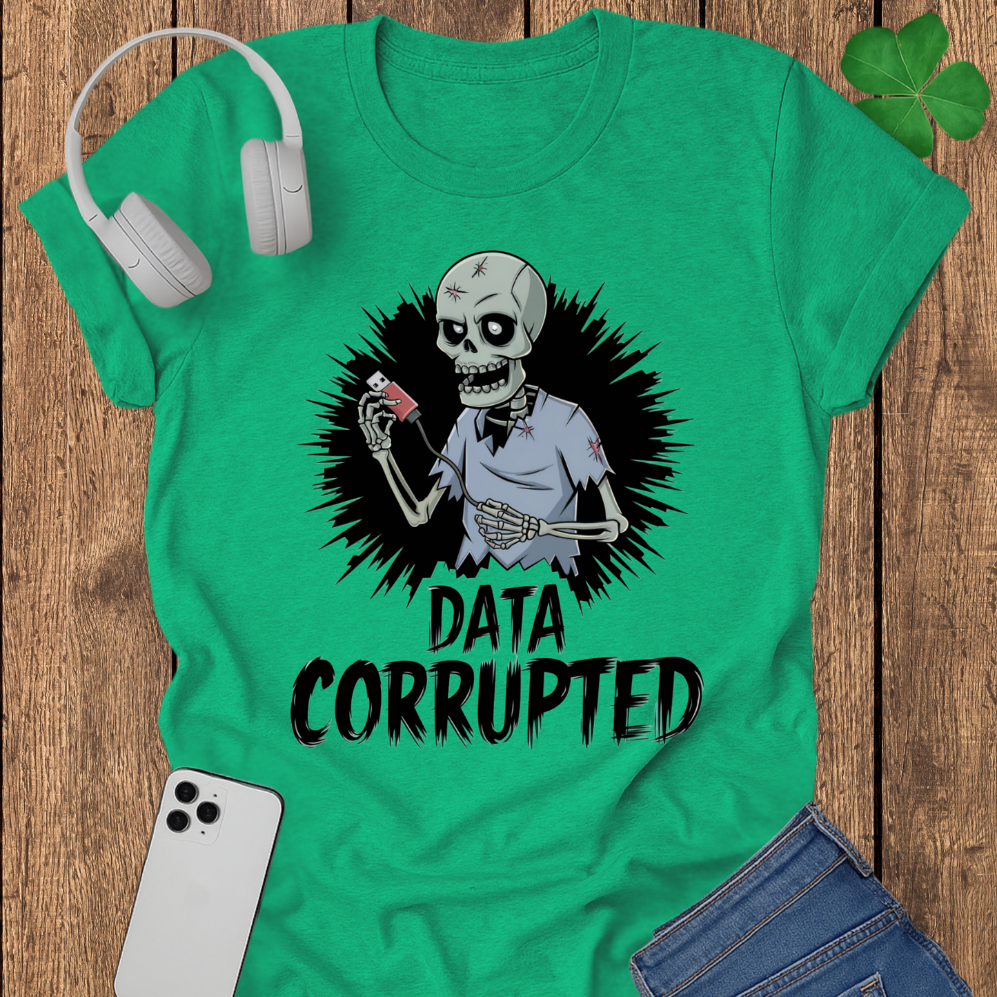 Data corrupted T-shirt