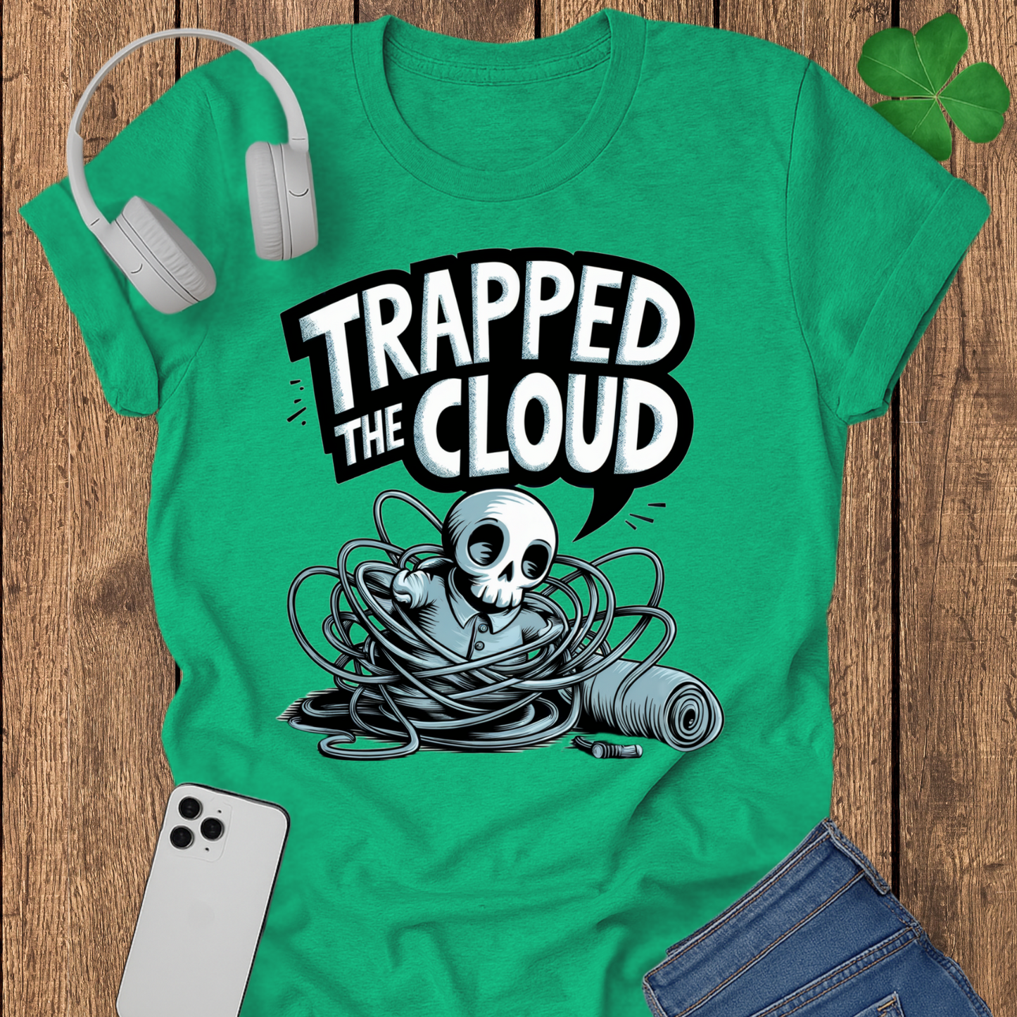 Trapped in the cloud T-shirt