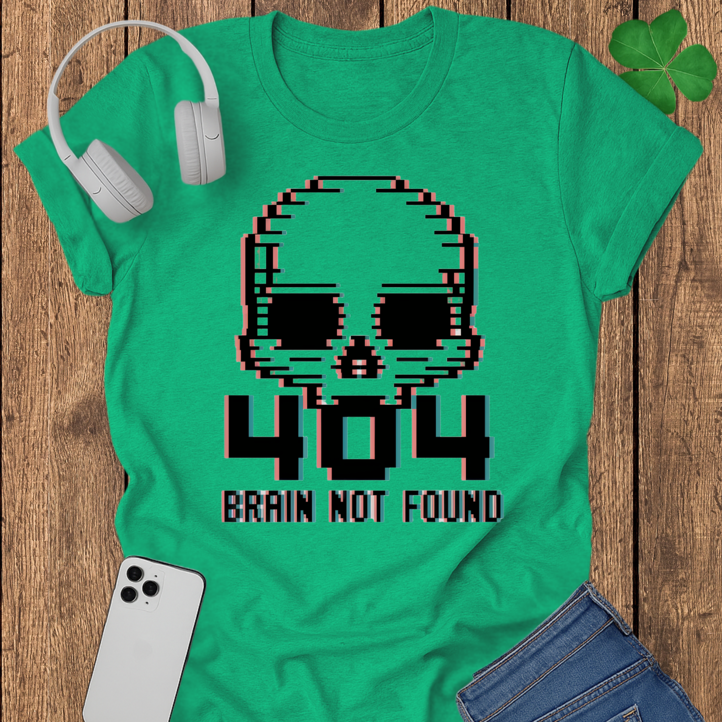404 brain not found T-shirt