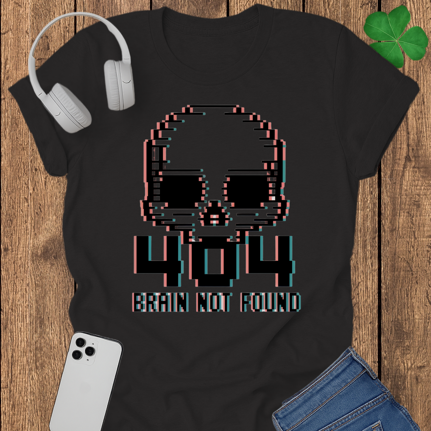 404 brain not found T-shirt