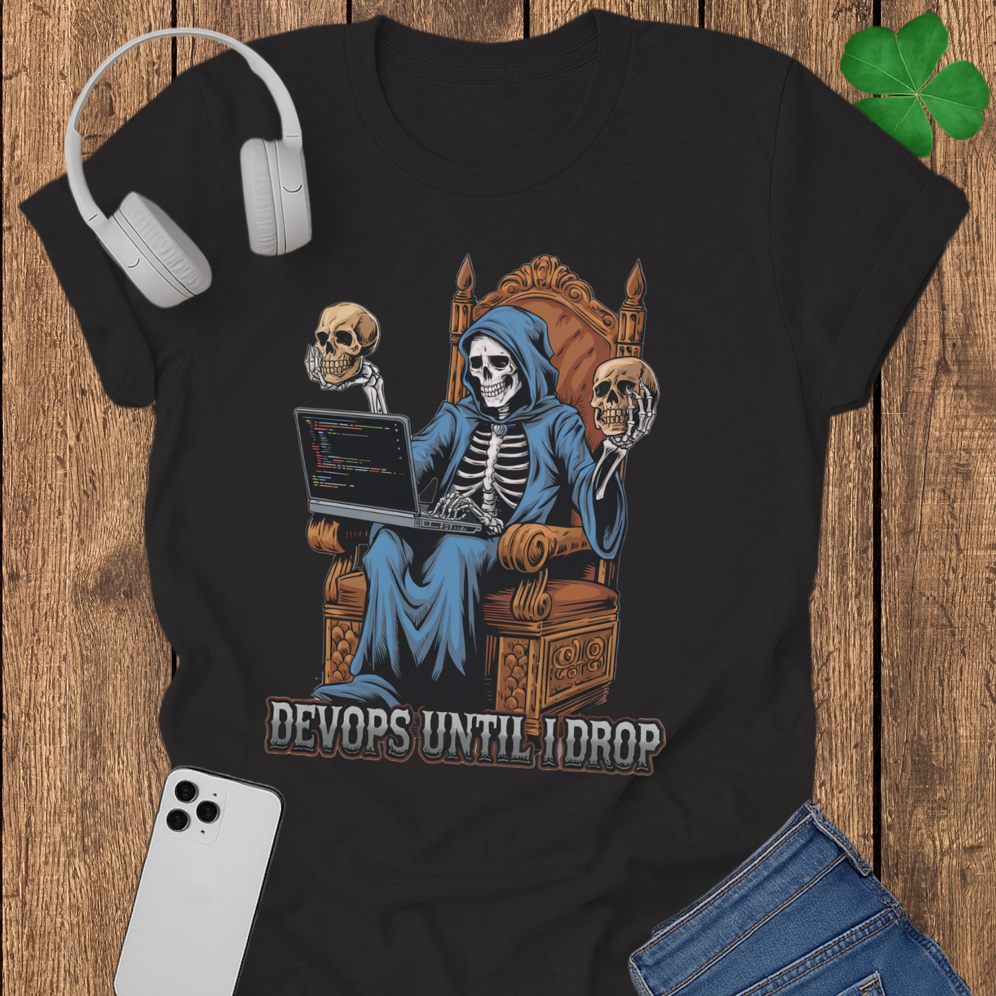 Devops until i drop T-shirt
