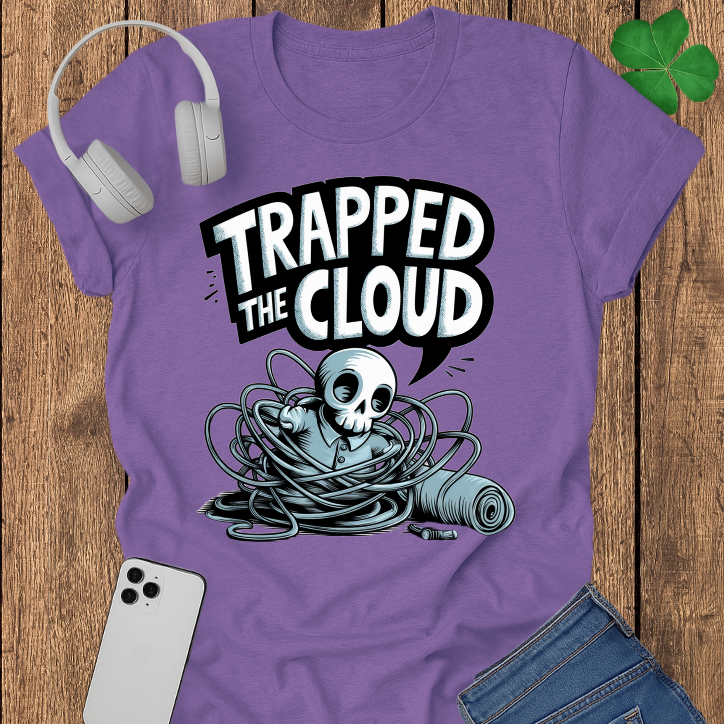 Trapped in the cloud T-shirt