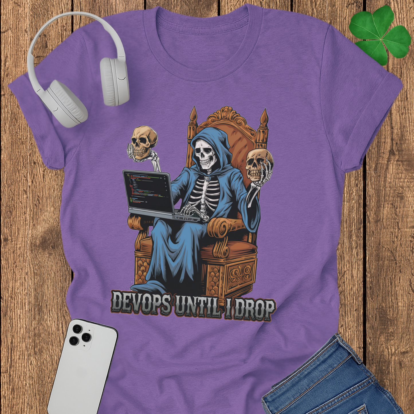 Devops until i drop T-shirt
