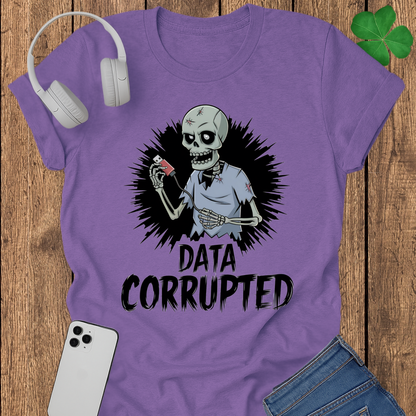 Data corrupted T-shirt