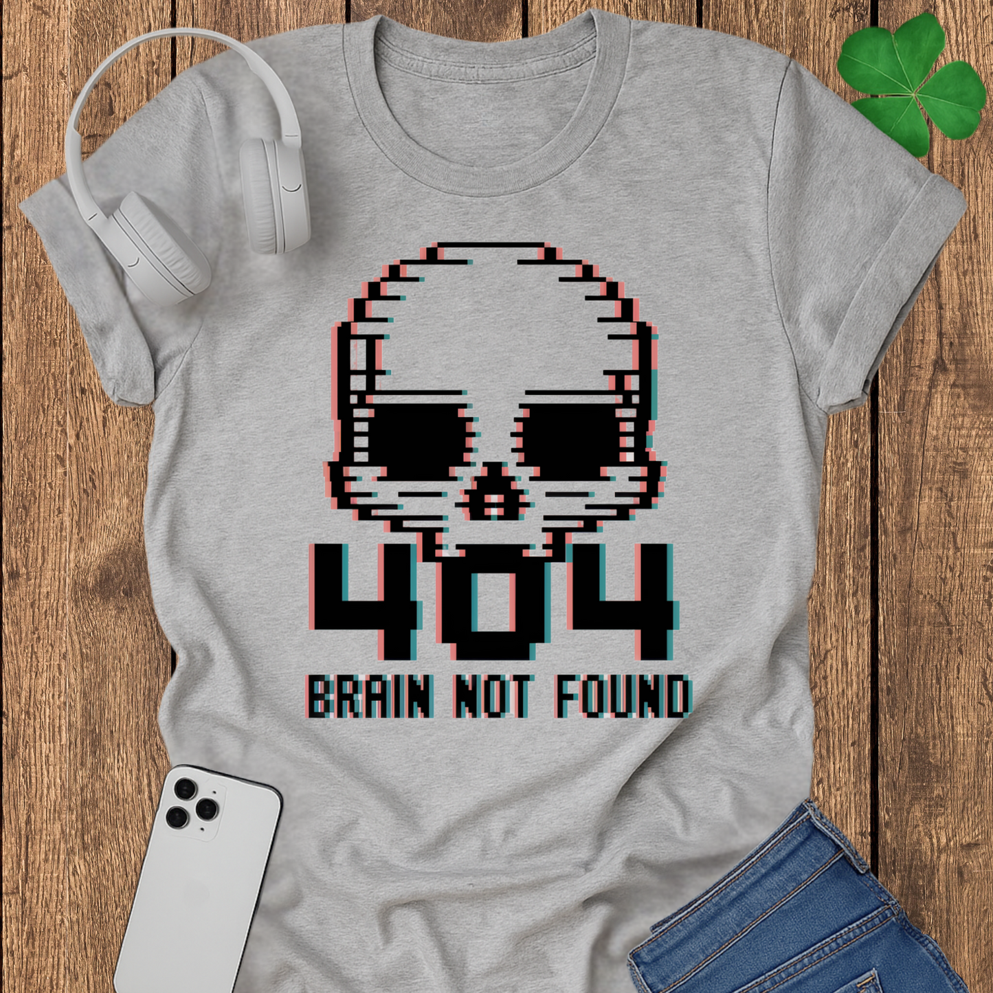 404 brain not found T-shirt