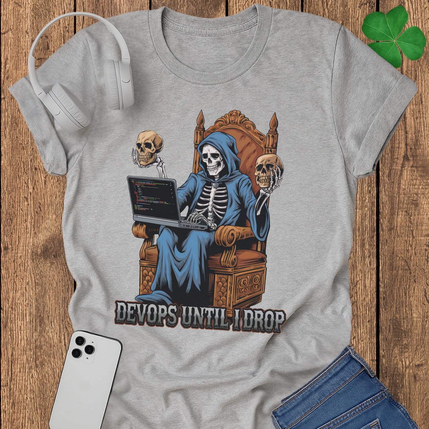 Devops until i drop T-shirt