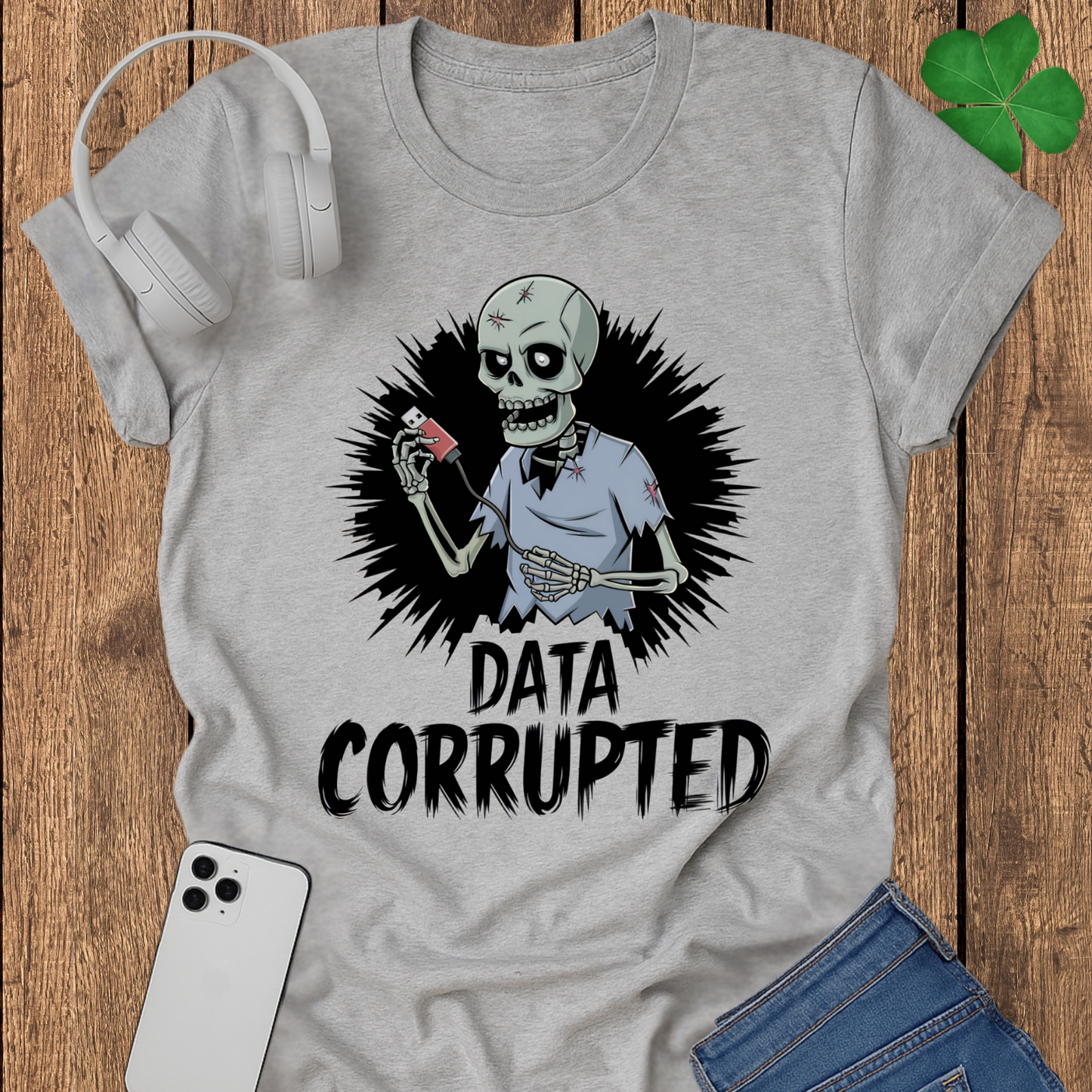 Data corrupted T-shirt