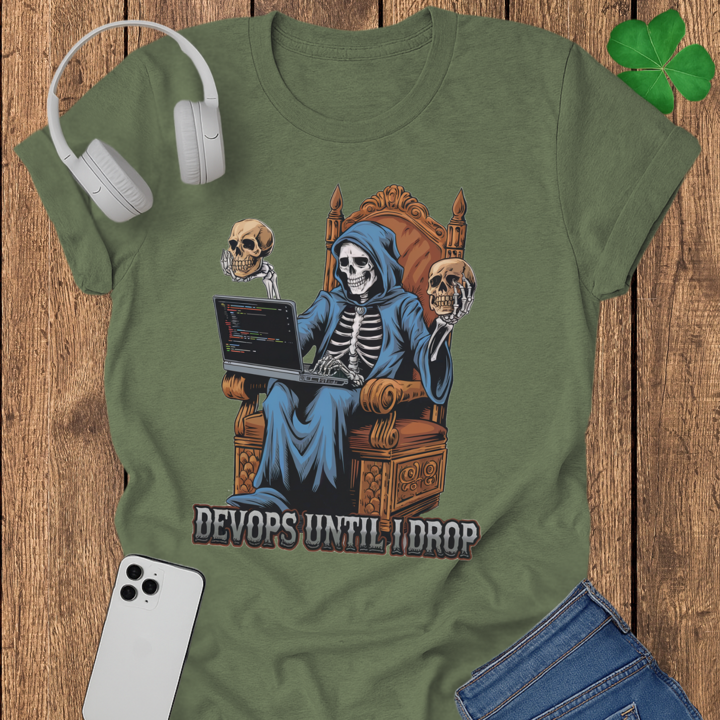 Devops until i drop T-shirt