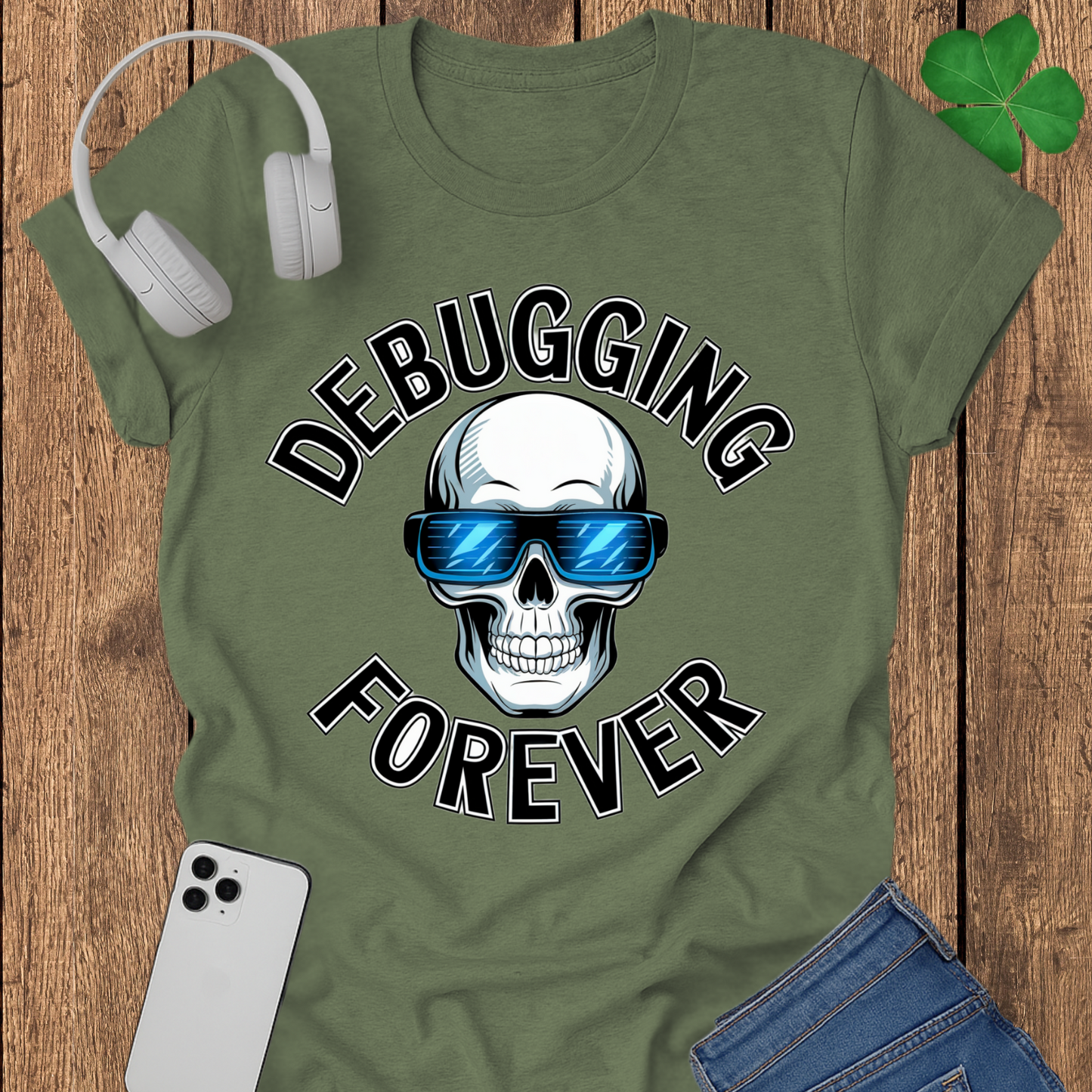 Debugging forever T-shirt