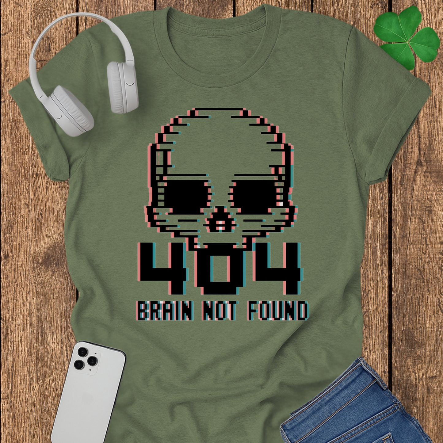 404 brain not found T-shirt