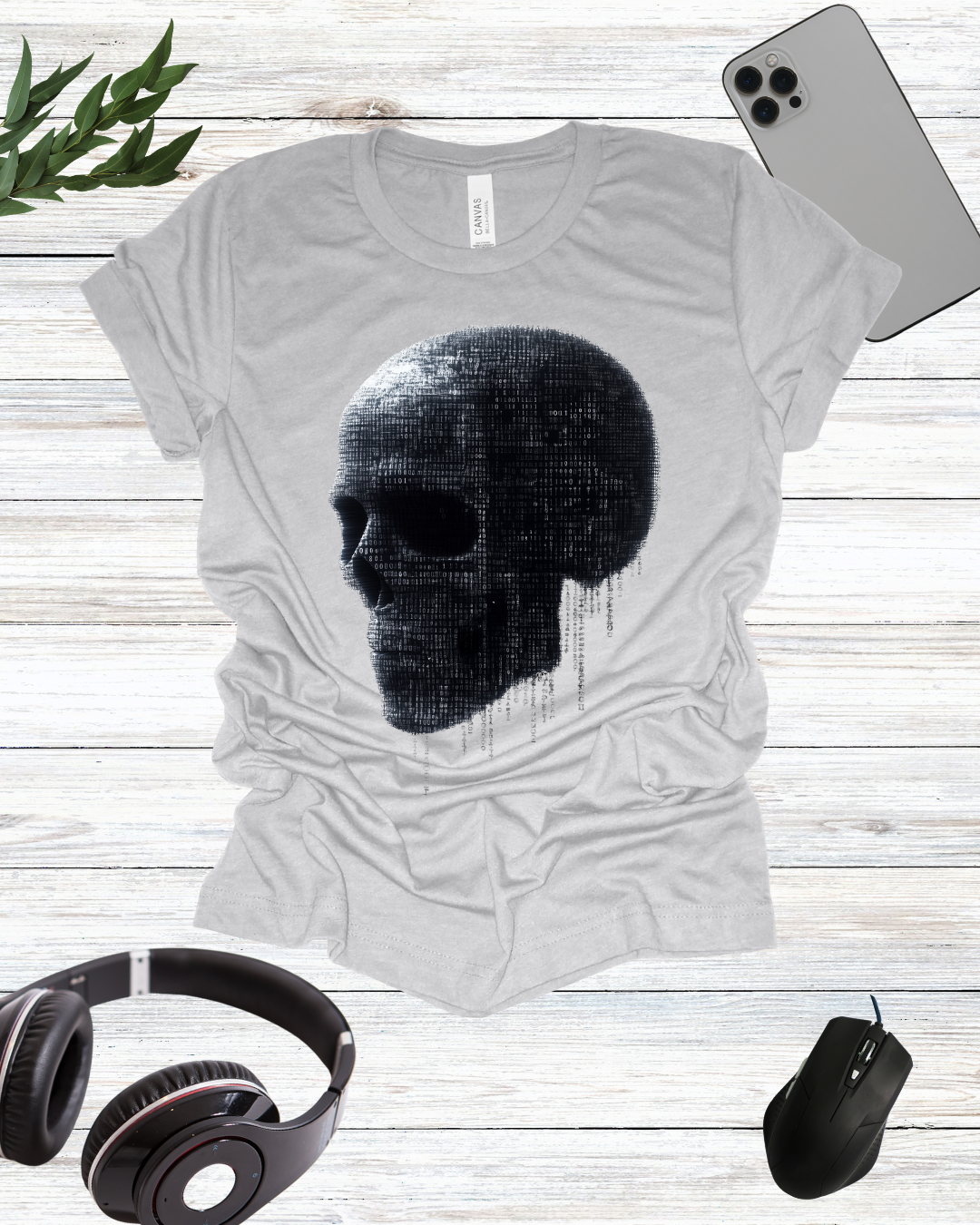 Binary Skull T-Shirt