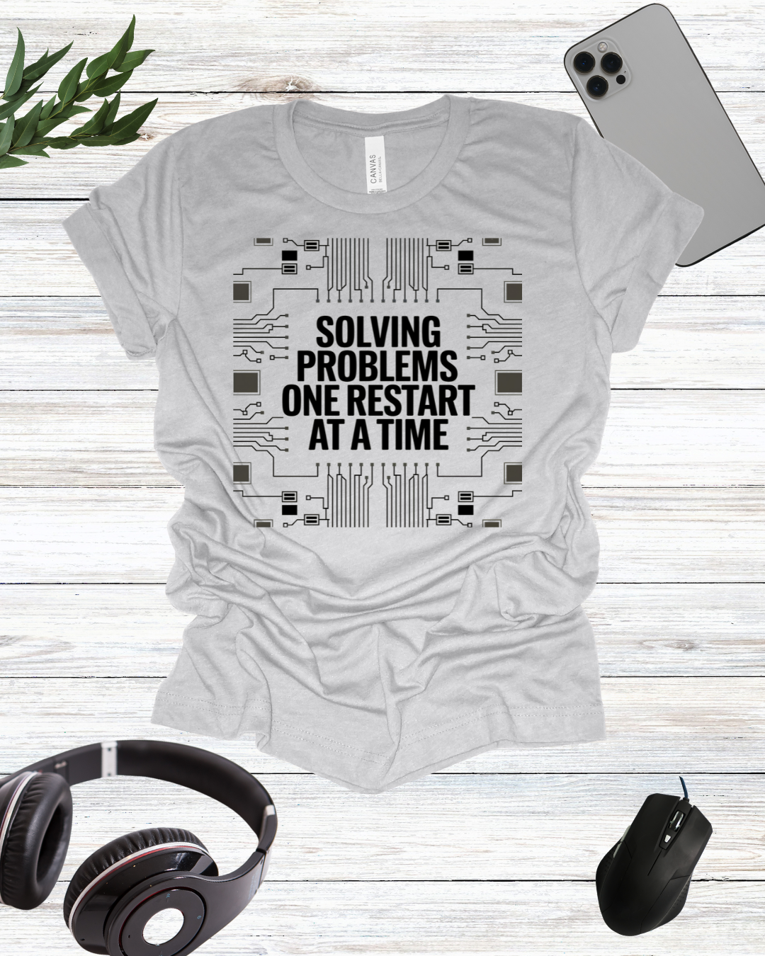 Solving problems one restart at a time T-shirt