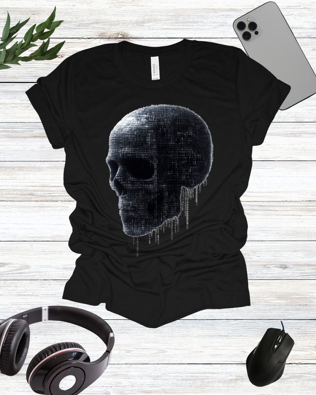 Binary Skull T-Shirt