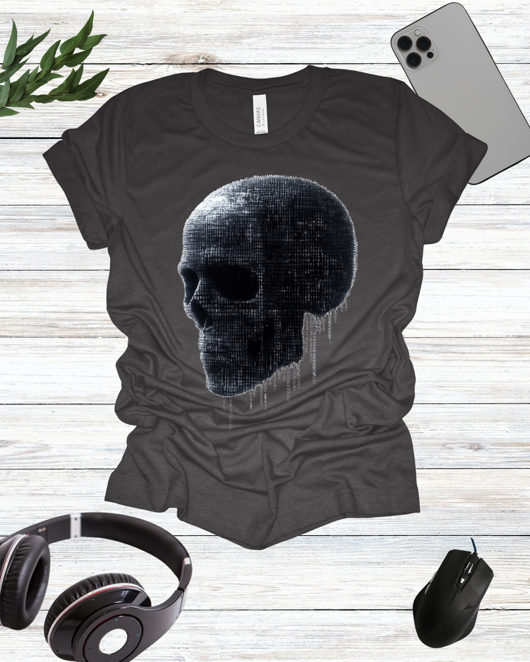 Binary Skull T-Shirt