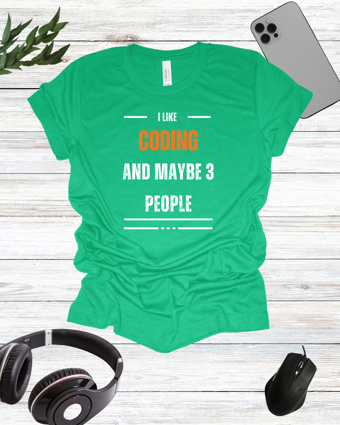 I Like Coding And Maybe 3 People T-Shirt