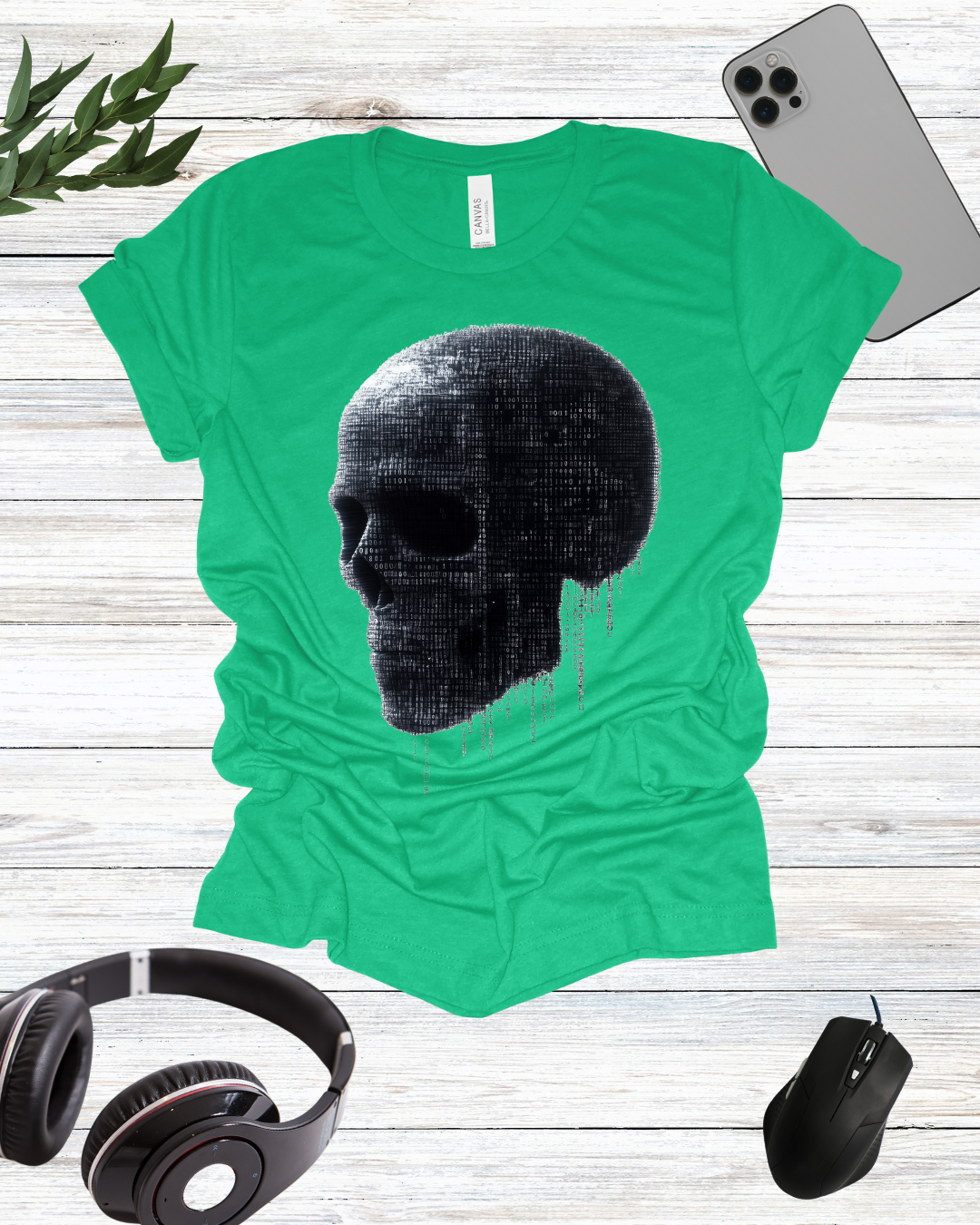 Binary Skull T-Shirt