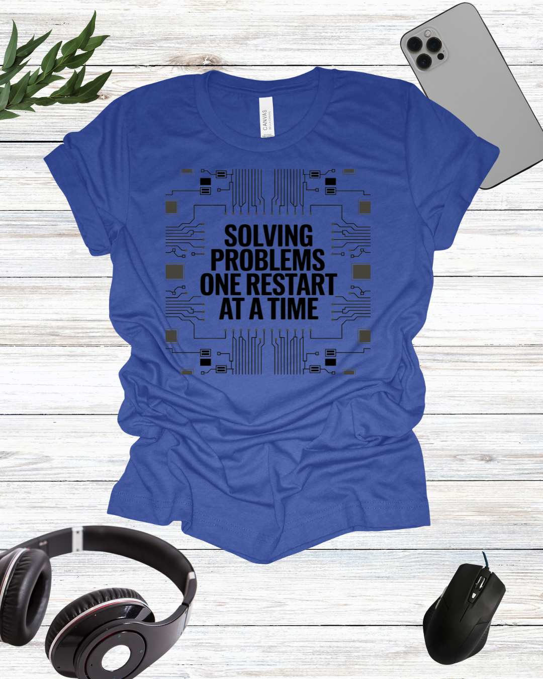 Solving problems one restart at a time T-shirt