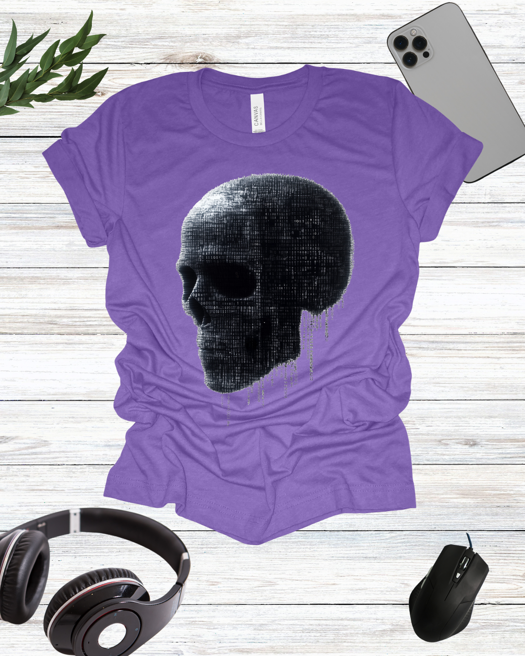 Binary Skull T-Shirt