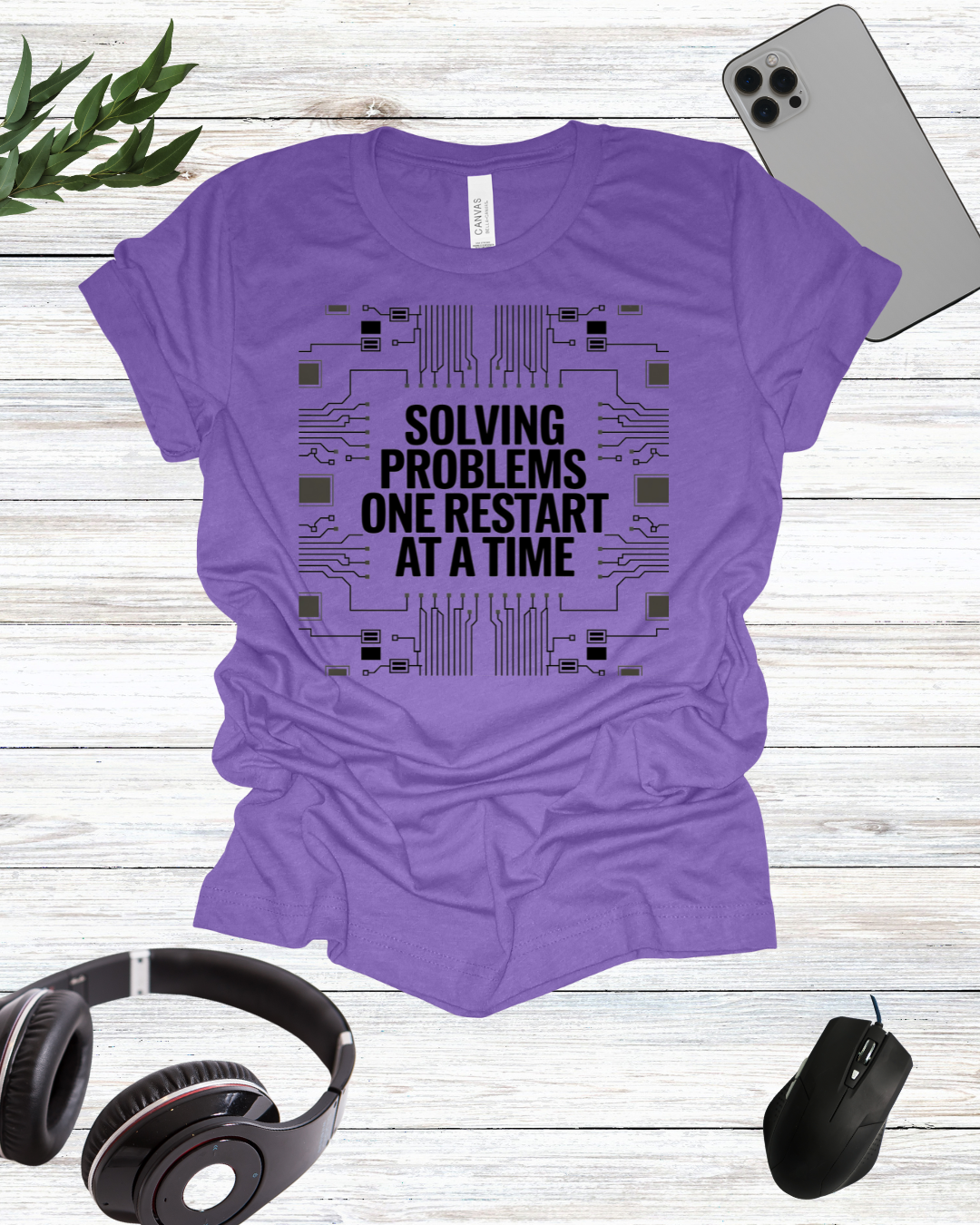 Solving problems one restart at a time T-shirt