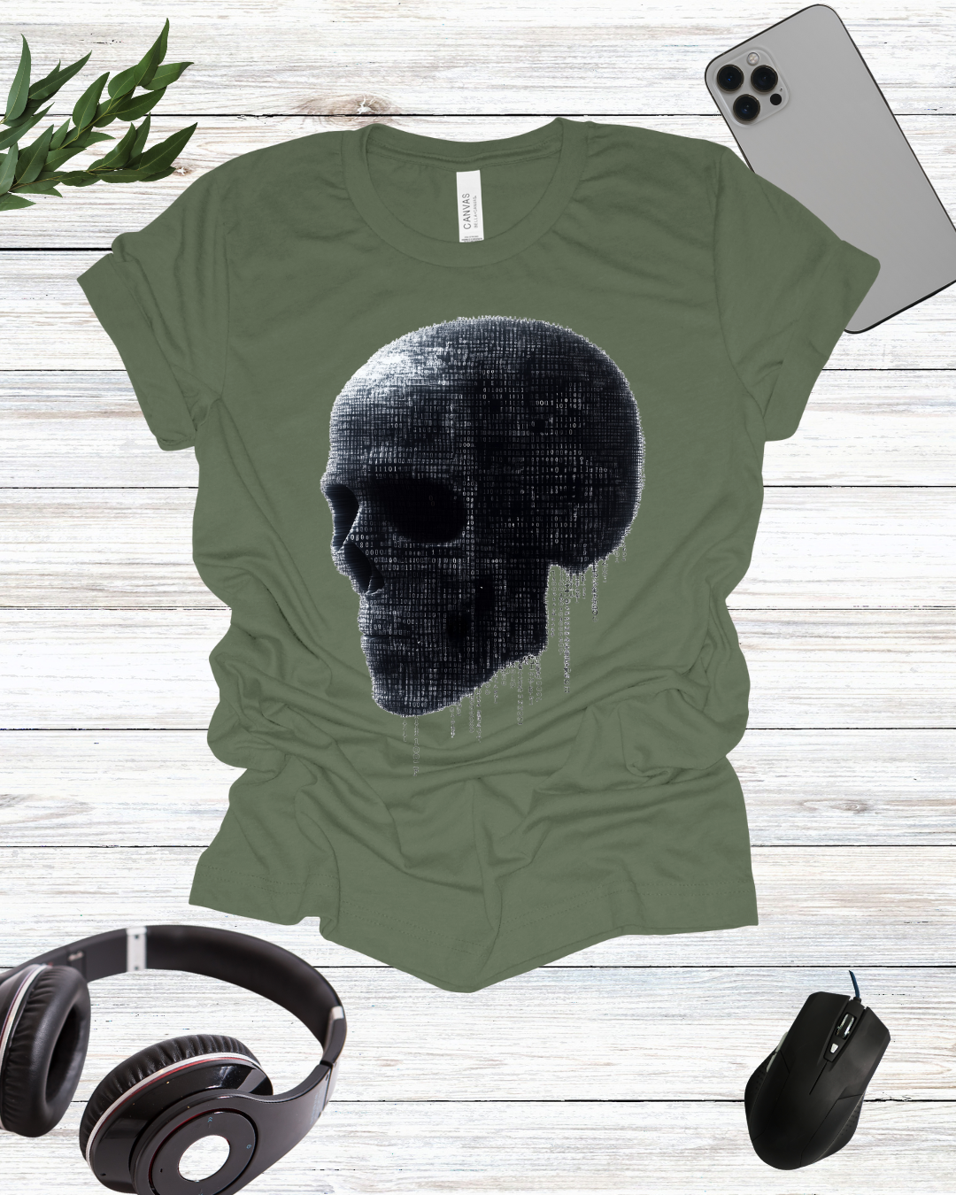 Binary Skull T-Shirt