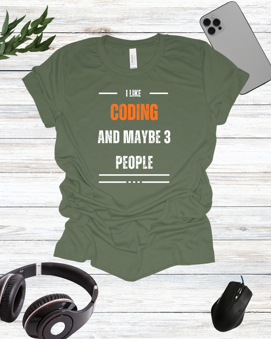 I Like Coding And Maybe 3 People T-Shirt