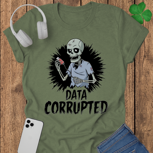 Data corrupted T-shirt