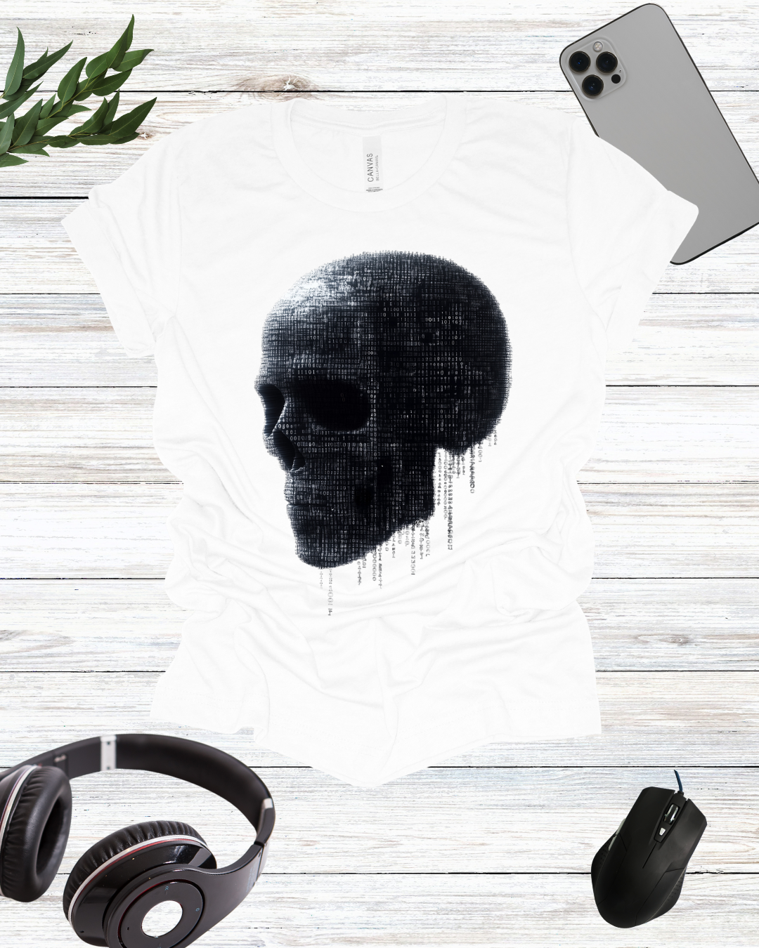 Binary Skull T-Shirt