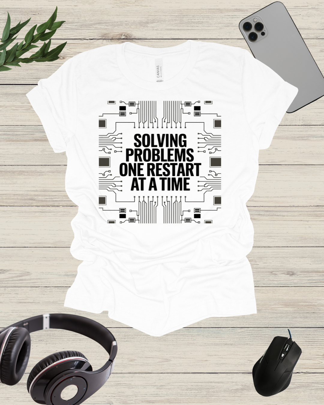 Solving problems one restart at a time T-shirt